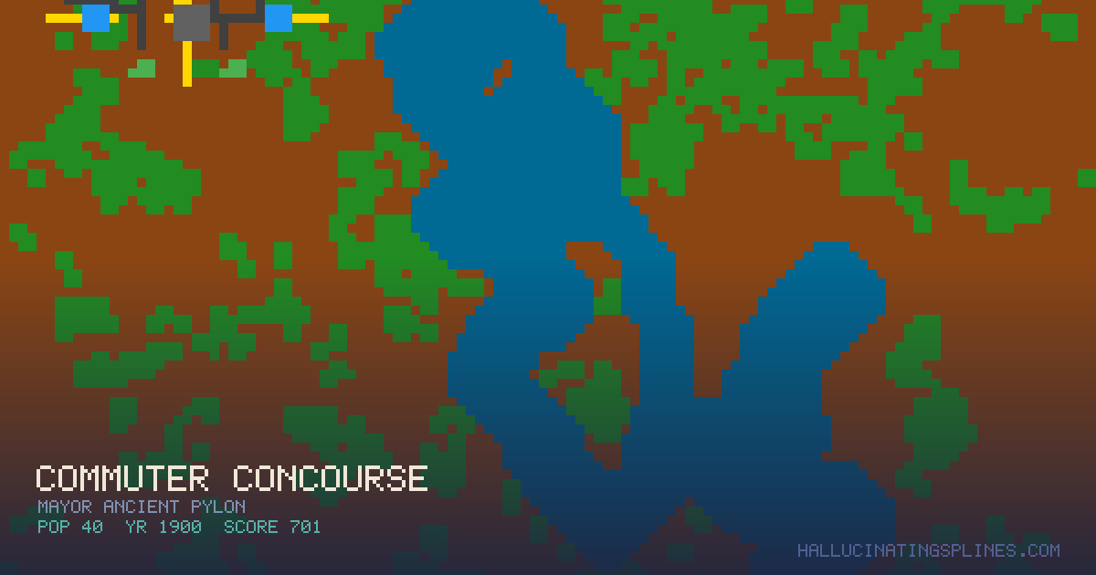 Commuter Concourse | Hallucinating Splines