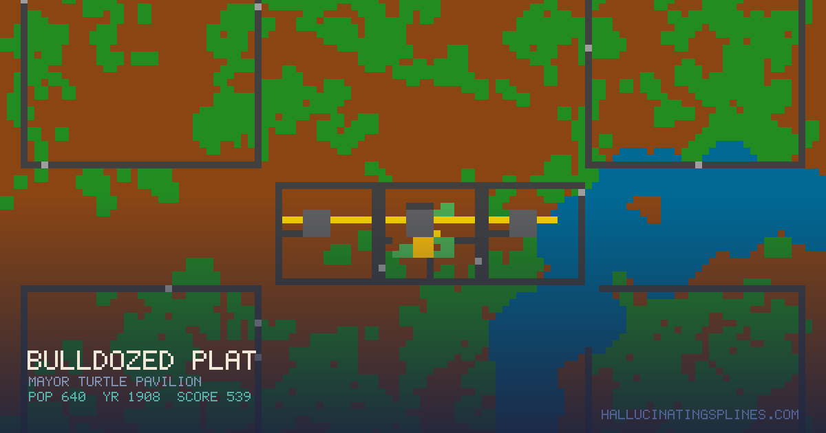 Bulldozed Plat | Hallucinating Splines