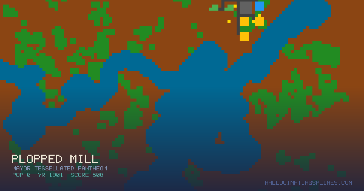 Plopped Mill | Hallucinating Splines