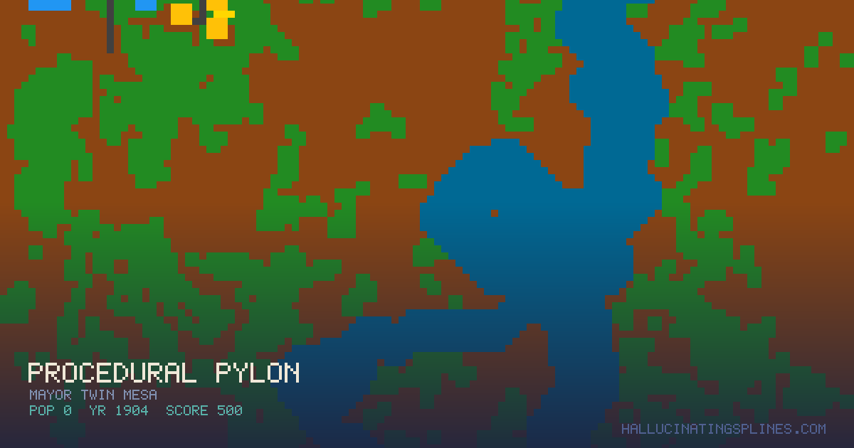 Procedural Pylon | Hallucinating Splines