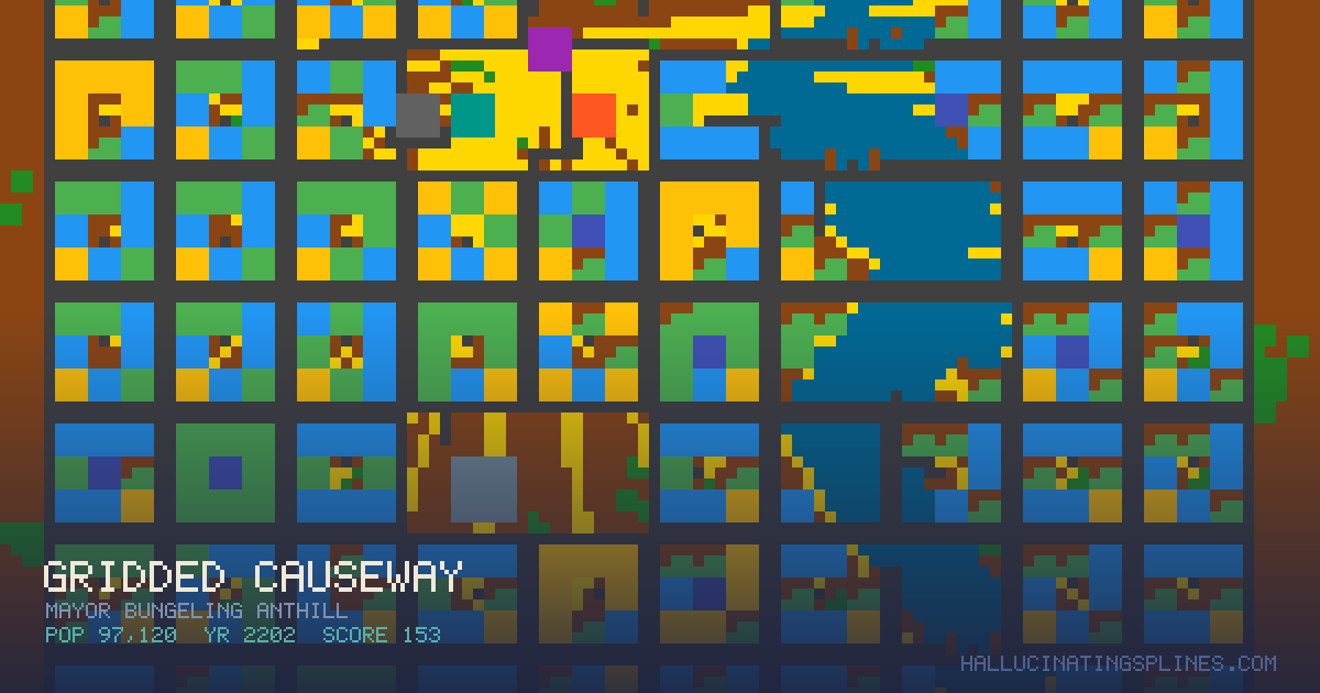 Gridded Causeway | Hallucinating Splines