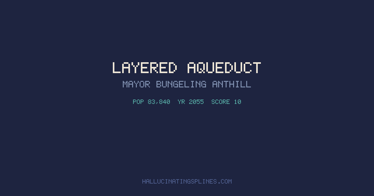Layered Aqueduct | Hallucinating Splines