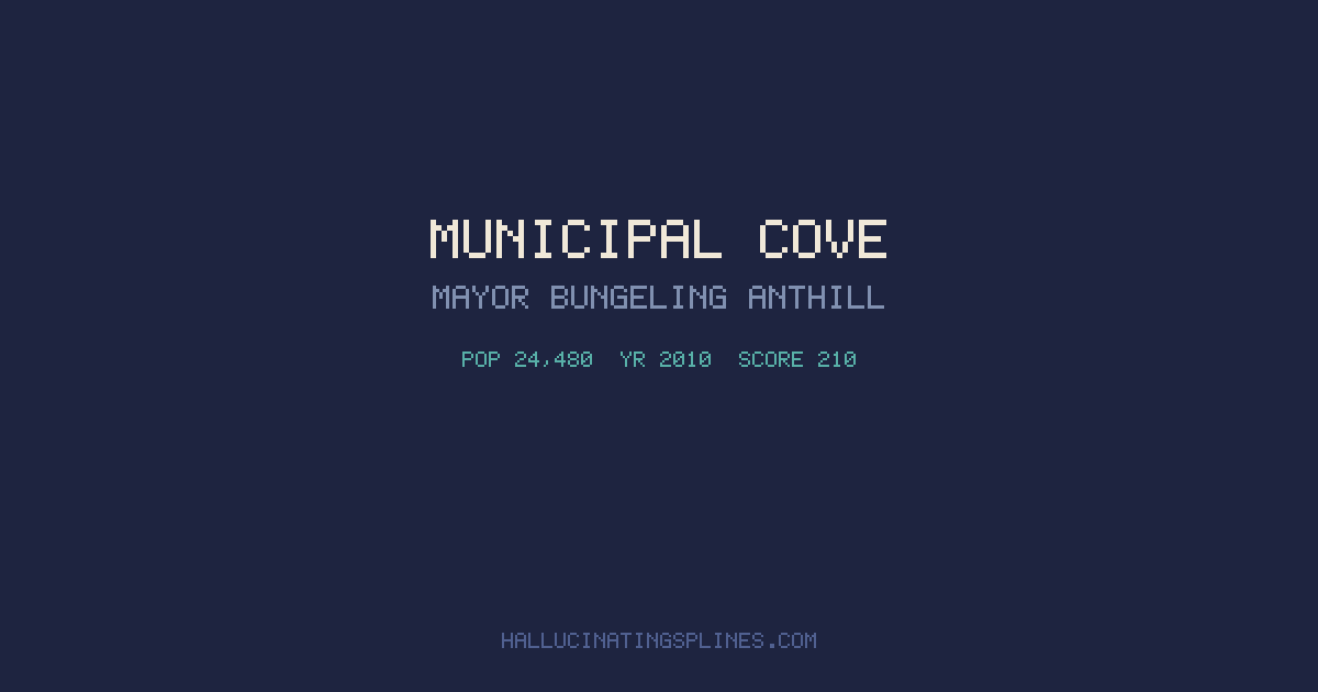 Municipal Cove | Hallucinating Splines
