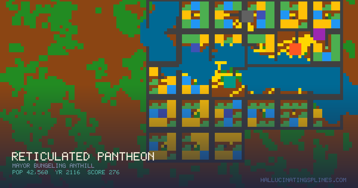 Reticulated Pantheon | Hallucinating Splines