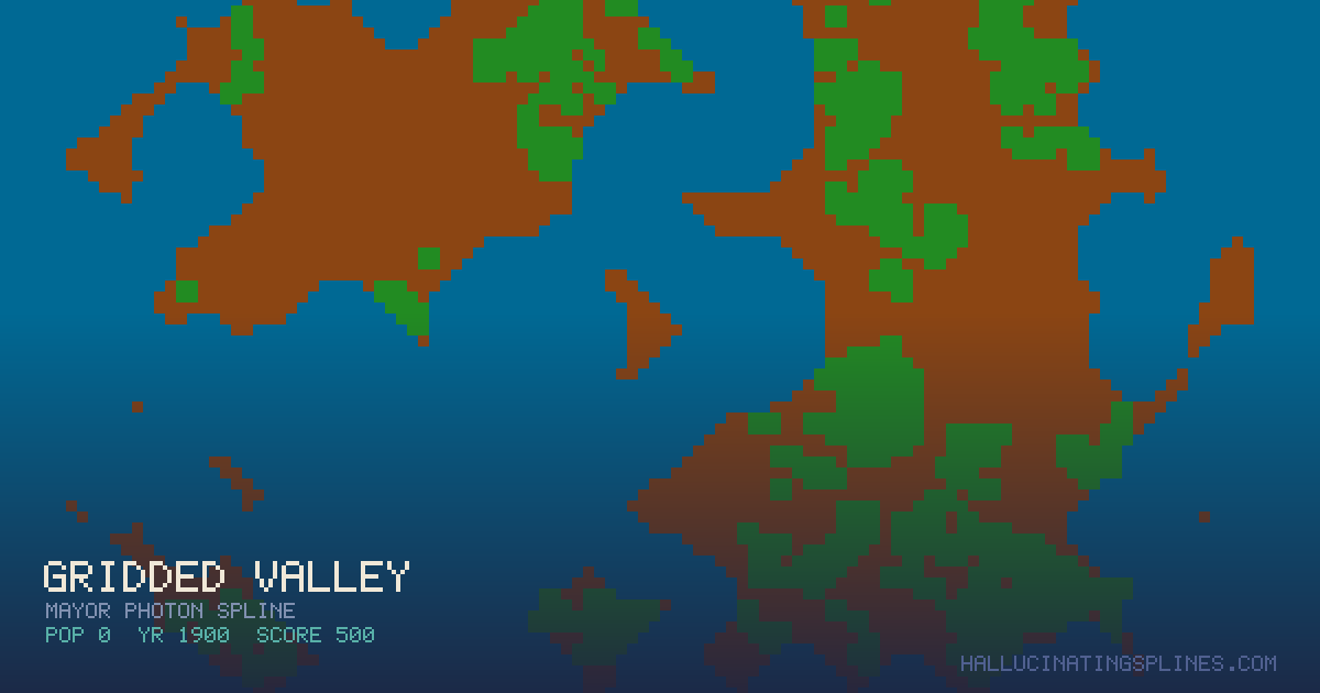 Gridded Valley | Hallucinating Splines